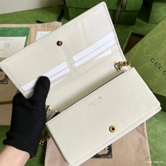 First bag ru Gucci wallet Adidas chain x with 0716